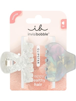 Odea Invisibobble Clipstar M Pearly Frost 2 Adet Mandal Toka