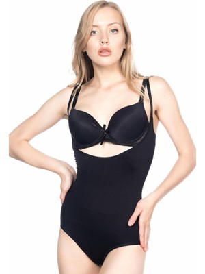 İlk El Grup Ieg™ Siyah Göğsü Açık Body Korse