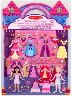 Odea Melissa & Doug – 19100 – Tekrar Kullanılabilir Gummisticker Prenses