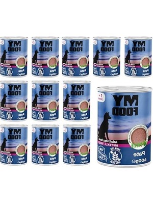 Odea Yetişkin Köpek Biftekli Pate, 400 gr x 12 Adet