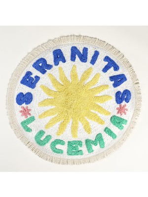 Odea Punjab Sarı - Krem Banyo Paspası 70 cm