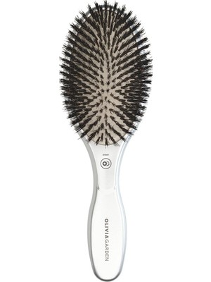 Odea Olivia Garden - Care Oval - Boar - Saç Fırçası - Gümüş