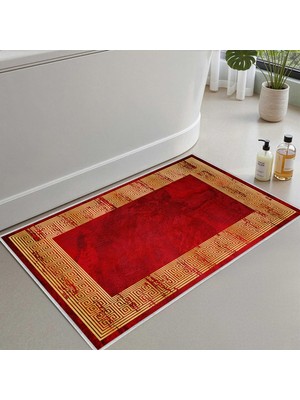Odea Monnhein Banyo Paspası, Yumuşak Banyo Halısı, Kaymaz Dot Tabanlı, Su Emici, Makinede Yıkanabilir - 40 x 60 cm