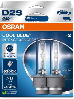 Odea Osram Ampul D2SCBI 35W P32D-2 2x2 Tr QR2B Xenarc Cool Blue Intense Next Gen Osr 66240CBN-2HB