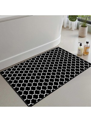 Odea Monnhein Banyo Paspası, Yumuşak Banyo Halısı, Kaymaz Dot Tabanlı, Su Emici, Makinede Yıkanabilir - 80 x 150 cm