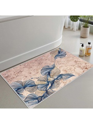 Odea Monnhein Banyo Paspası, Yumuşak Banyo Halısı, Kaymaz Dot Tabanlı, Su Emici, Makinede Yıkanabilir - 50 x 80 cm