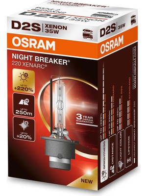 Odea Osram Ampul D2SXN2 35W P32D-2 4x1 1A Xenarc Night Breaker 220 Osr 66240XN2