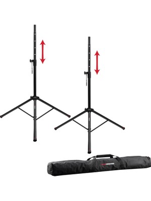 Odea Gator Frameworks Frameworks GFW-SPK-2000 Çift Hoparlör Standı ve Taşıma Çantası Seti