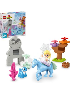 Odea Lego® Duplo │ Disney Elsa ve Bruni Büyülü Ormanda 10418, 2 Yaş ve Üzeri Çocuklar Için Elsa Mini Bebek Figürü Içeren Eğitici Oyuncak Yapım Seti, 31 Parça