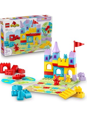 Odea LEGO Duplo Hopsy’nin Kale Oyunu 10450 – 3 Yaş ve Üzeri Hayvansever Çocuklar Için 3 Figürlü Hayal Gücü Geliştiren Eğitici Oyuncak Yapım Seti, Doğum Günü Hediyesi (47 Parça)