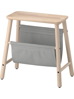 Odea Ikea Vılto Saklama Taburesi, 45 Cm, Huş Ağacı
