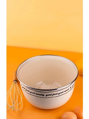 Odea Mood Emaye Karıştırma ve Salata Kabı 24CM 4 Litre (Ocağa Da Koyulabilir)