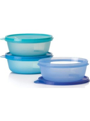 Odea Tupperware Üç Şekerpare Lacivert Yeşil Mavi Renkler