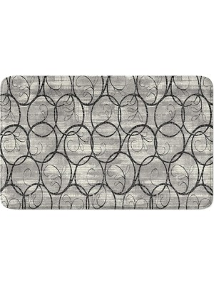 Odea Monnhein Banyo Paspası, Kaymaz Taban, Makinede Yıkanabilir, Çok Amaçlı Halı, Banyo Dekoru (40X60CM) 255_BPSM