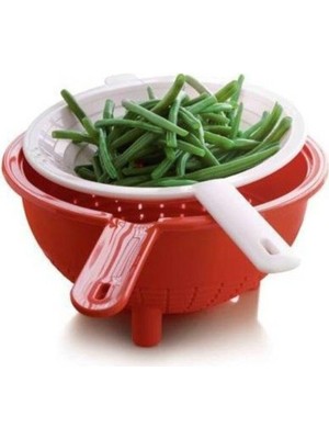 Odea Tupperware Süzgeç Bordo
