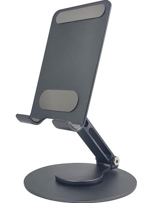 Odea Katlanabilir Telefon Tablet Tutucu Stand – 360° Dönebilen, Ayarlanabilir Yükseklik, Kaymaz Tabanlı, Hafif ve Taşınabilir Evrensel Cihaz Standı