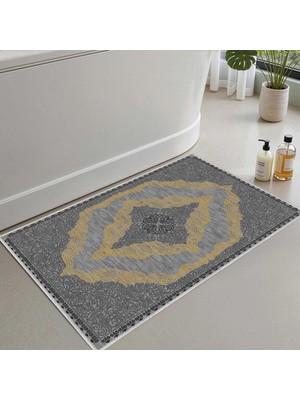 Odea Monnhein Banyo Paspası, Yumuşak Banyo Halısı, Kaymaz Dot Tabanlı, Su Emici, Makinede Yıkanabilir - 40 x 60 cm
