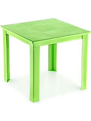 Odea Fiore 50X50 H:40 Plastik Masa Yeşil