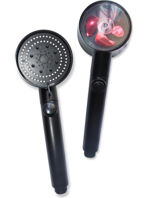 Odea Duş Başlığı Ayarlı Turbo Fanlı Siyah KTX-2999