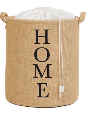 Odea Ocean Home Textile Home Jüt Çamaşır Sepeti 36 x 40 cm
