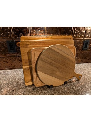Odea Kesme Tahtası Standı Mutfak Tezgah Üstü Organizer Siyah | Pla 3D Baskı