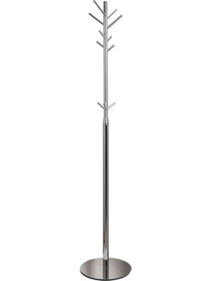Odea Ayaklı Çoklu Askılık Krom Renk 178 cm