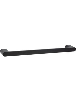 Odea System Ovalın Uzun Havluluk Siyah Renk 25X63X450 mm