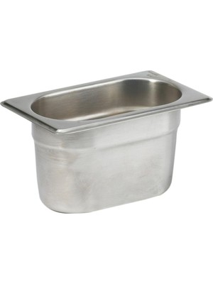 Odea Paslanmaz Çelik Gastronom/gastronorm Küvet Gn 1/9-100 (17,6 x 10,8 x 10 Cm)