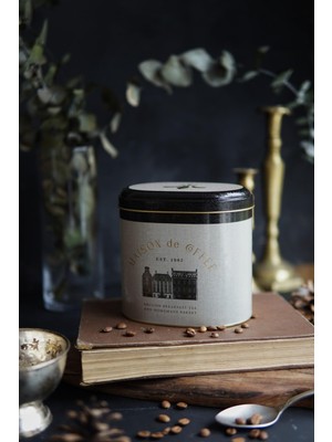 Odea EVLE-ER004-7F Azura Coffee Desenli Oval Metal Saklama Kabı 11X15 cm (Azura Coffee)