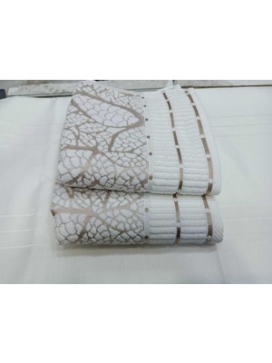 Odea Serdar Çeyiz Evi Yapraklı El Yüz Havlusu 1 Çift Çok Renkli 90 x 50