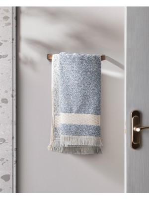 Odea BREST%100 Pamuk Yüz Havlusu - Mavi - 50X80 cm