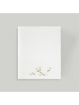 Odea Linens Lunara Bambu 50X85 cm Yüz Havlusu Beyaz