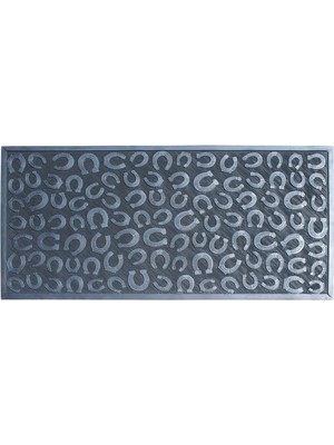 Odea A1HC At Nalı Tasarımlı Kauçuk Pim Karşılama Kapı Paspasları 76,2 cm x 152,4 Cm, Dış Mekan Girişi Için, Eğlenceli Tasarımlı Paspas, Ön Kapı Için Hoş Geldiniz Paspasları, Kaymaz Arka Lastik Paspas Iç ve