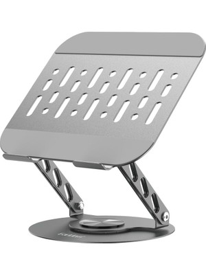 Odea Earldom EH333 360 Derece Ayarlanabilir Metal Laptop Standı, Gri