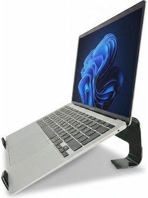Odea Prexua Fixer Laptop Standı - Notebook Yükseltici Altlık - Metal (Siyah)