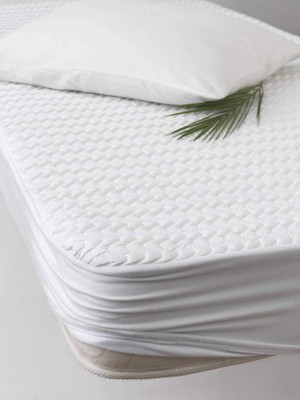 Odea Altınbaşak Kapitone Sıvı Geçirmez Fitted Alez, Kırmızı, 160X200