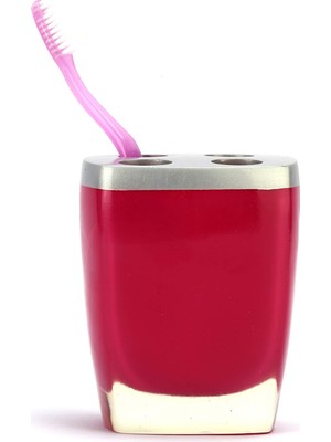 Odea Bosphorus Diş Fırçalık Gri Pembe Poliresin Model