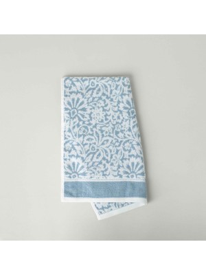 Odea Linens Liora Pamuk 50X85 cm Yüz Havlusu Mavi