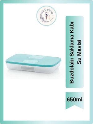Odea Tupperware Buzdolabı Saklama Kabı 650ML Mavi