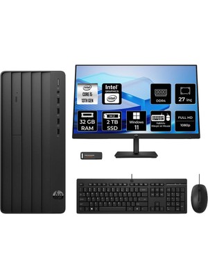 Odea Hp Pro Tower 290 G9 I5 13400 32GB 2tb SSD W11P Masaüstü Bilgisayar + 27" Monitör