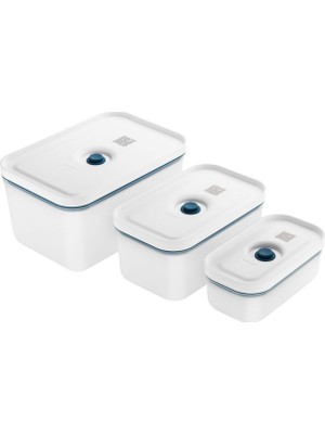 Odea Zwilling Fresh & Save Vakumlu Saklama Kabı Seti S/m/l Yarı Şeffaf-Akdeniz Mavisi