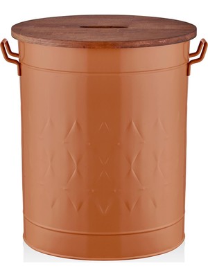 Odea The Mia Prizma Çamaşır Sepeti Terracota 54X43X35 cm