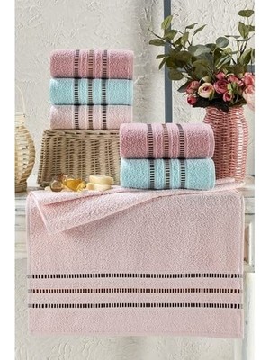 Odea Semecca Textıle Soft Harmony Pastel Serisi 6'lı Havlu Seti 50X85