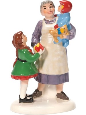 Odea Department 56 Orijinal Snow Köy Oma 's Favorite Present Aksesuarı Figür