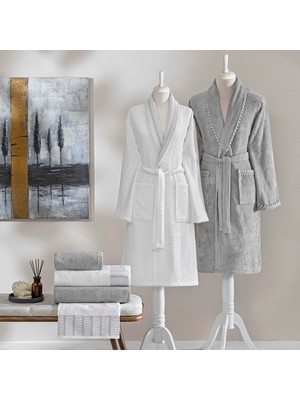 Odea Taç Linka Bamboo Classic Aile Seti Beyaz Gri