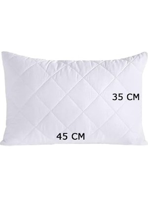 Odea Teksnil Home %100 Doğal Pamuk Kapitone Bebek Sıvı Geçirmez Yastık Alezi Koruyucu 35X45 cm 120GRM2