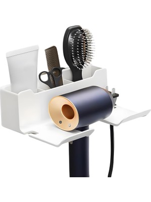 Odea Bolivia's Saç Kurutma Makinesi Askısı, 2'li Set Premium Duvara Monte Stand, Saç Kurutma Makinesi ve Şekillendirici Aletler Için, Kaymaz ve Çizilmeyen Yüzey, Banyo ve Kuaför Salonları Için Pratik Çözüm