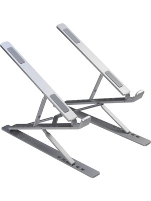 Odea Smartgift Be Generous To Your Lovers Çift Katlı Ayarlanabilir Laptop Stand Katlanabilir Alüminyum Tablet Notebook Stand Dizüstü Bilgisayar Standı