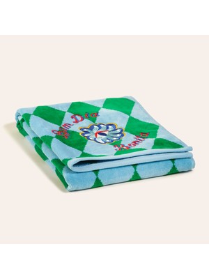 Odea Tabea Mavi Yüz Havlusu 50X90 cm