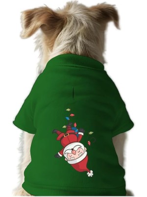 Odea Mpz Pets Kedi ve Köpek Kıyafeti & Elbisesi Yeşil Sweatshirt Ters Noel Xs